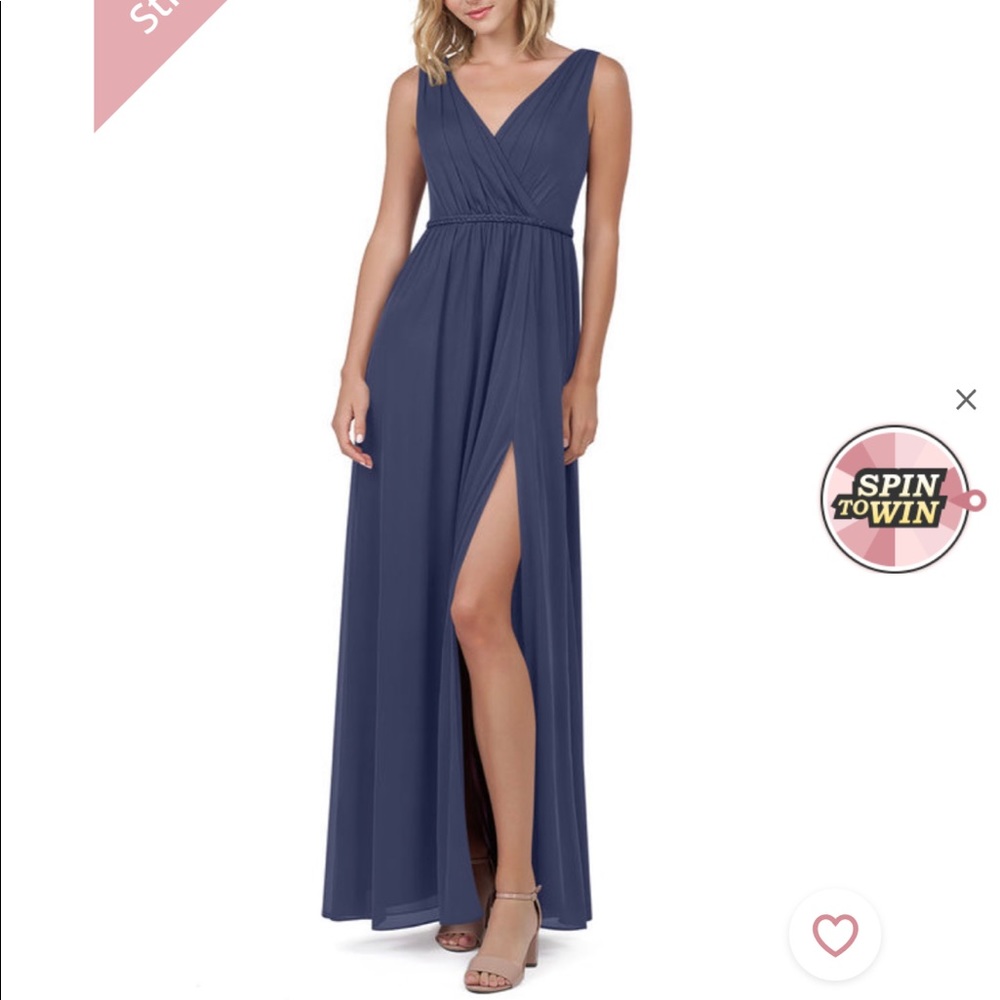Azazie Tanicia Dress in Stormy